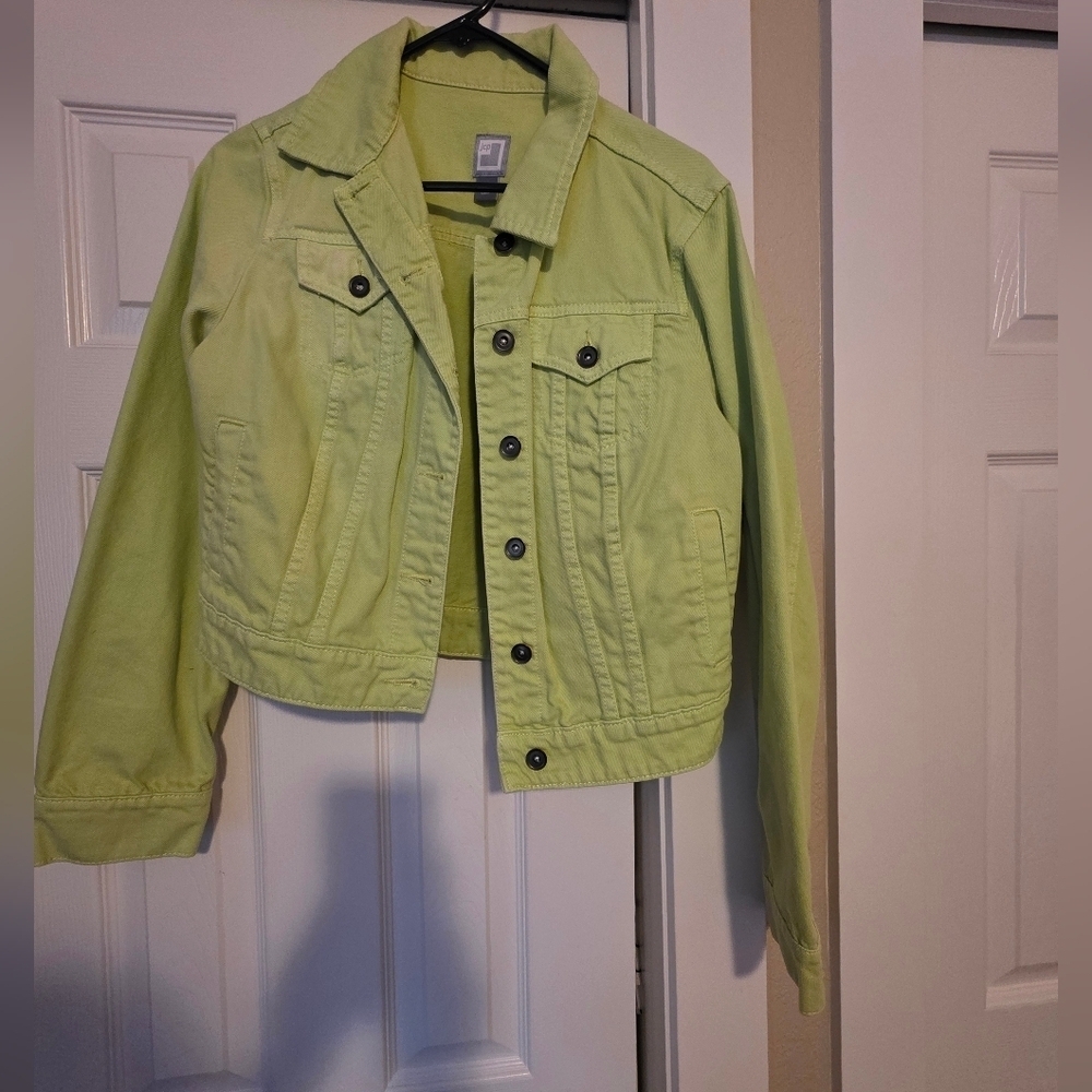 Women's Yellow Denim Jacket